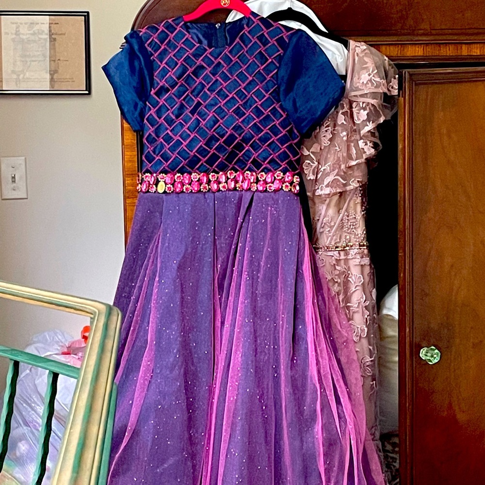 Two custom made party gowns